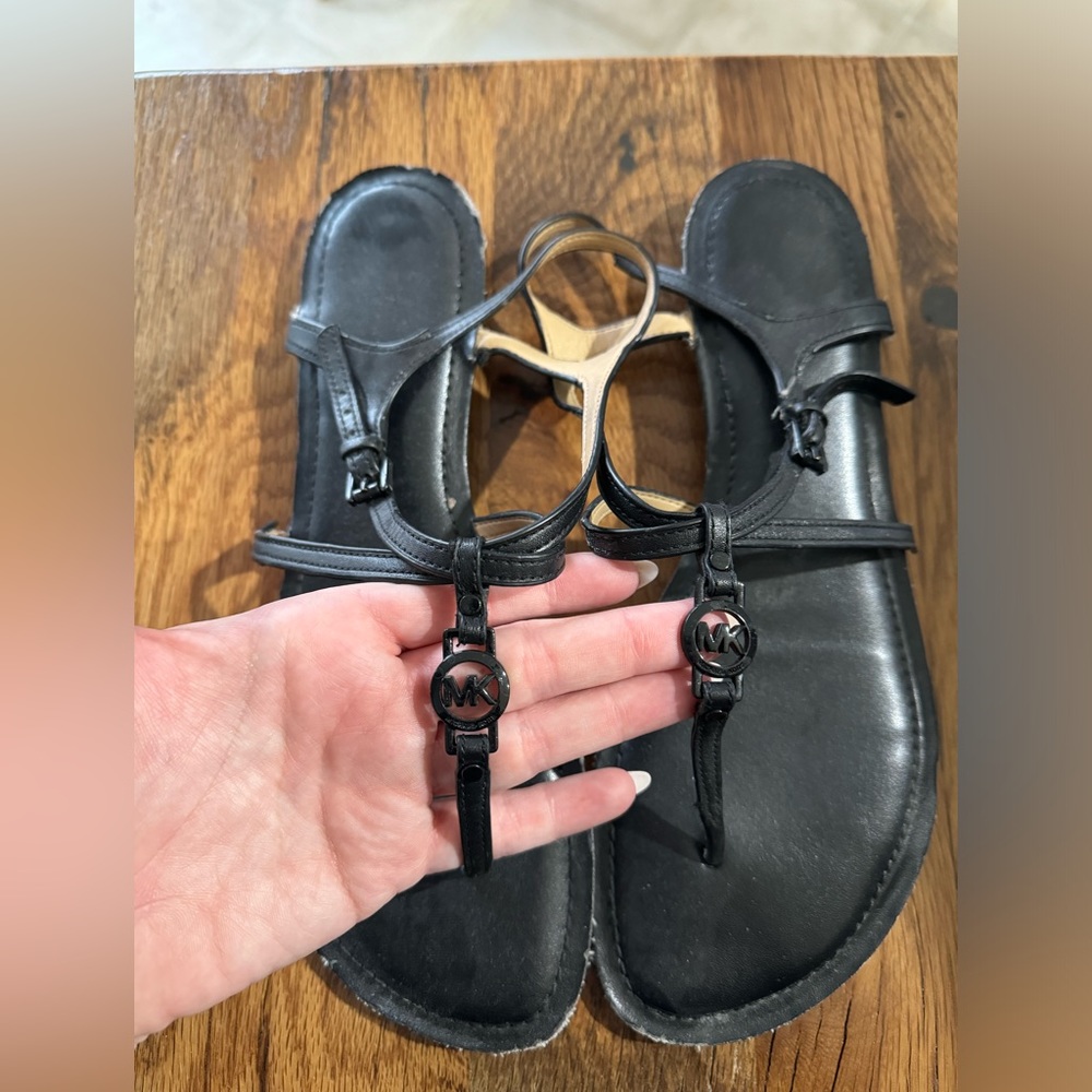 Michael Kors Black Strap Sandal